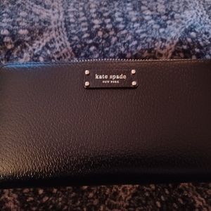 Kate Spade Black Saffiano Leather Wallet